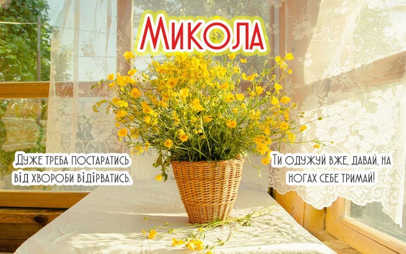 Картинка Здоров'я тобі, Микола